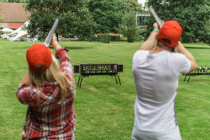 laser clay pigeon shooting