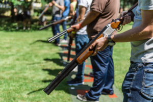 laser clay pigeon shooting