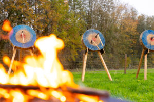 Axe throwing with Touché Experience