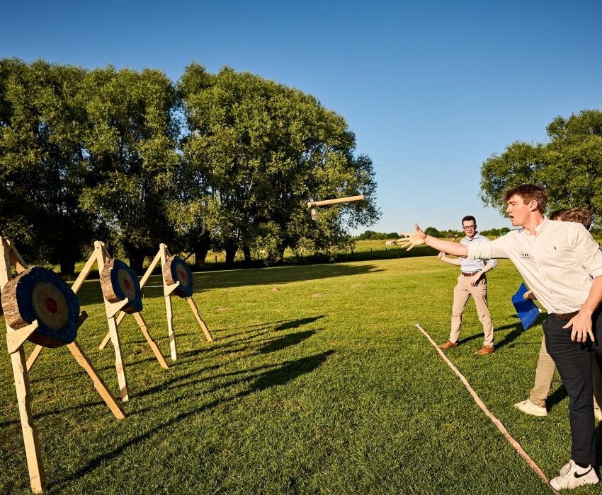 Teambuilding Bijlwerpen